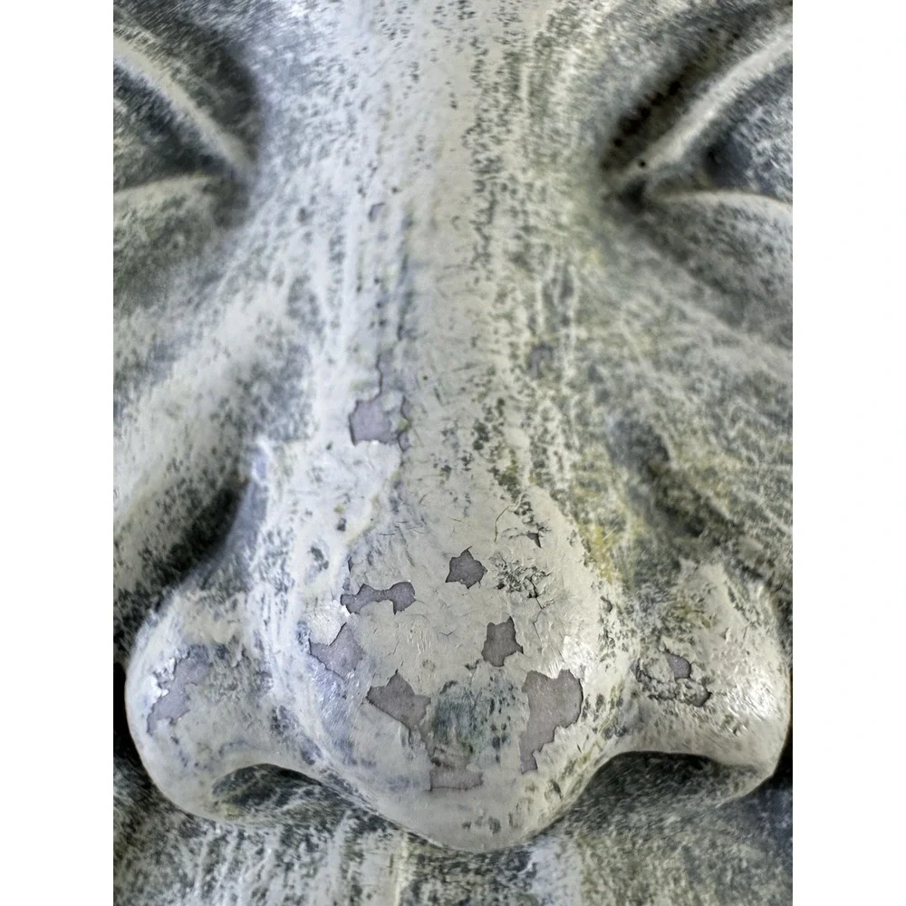 Vintage NCE Sun Face Celestial Wall Plaque Whimsigoth Resin Decor 11.5